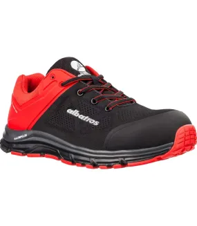 Mens lift impulse low safety trainers red/black Albatros