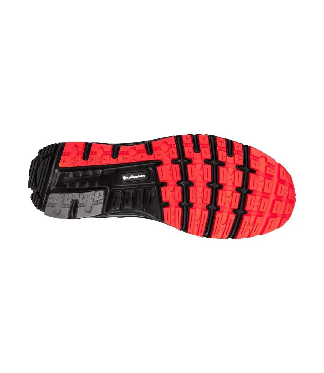 Mens lift impulse low safety trainers red/black Albatros