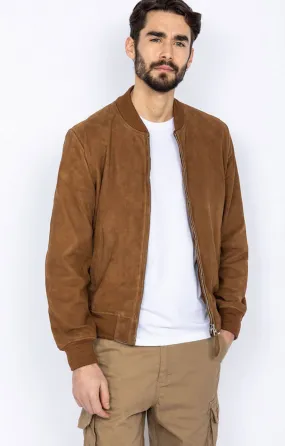 Men's rust schott lc 300 leather jacket