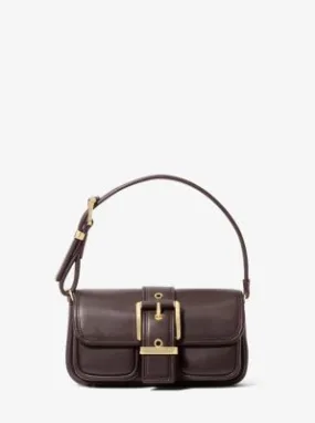 MK Colby Extra-Small Leather Shoulder Bag - Brown - Michael Kors