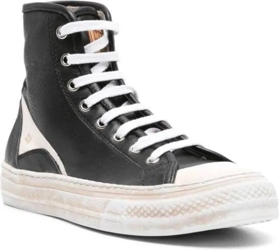 Moma high-top leather sneakers Black