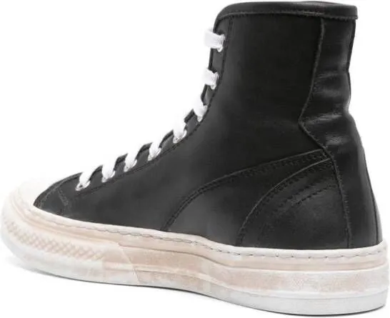 Moma high-top leather sneakers Black