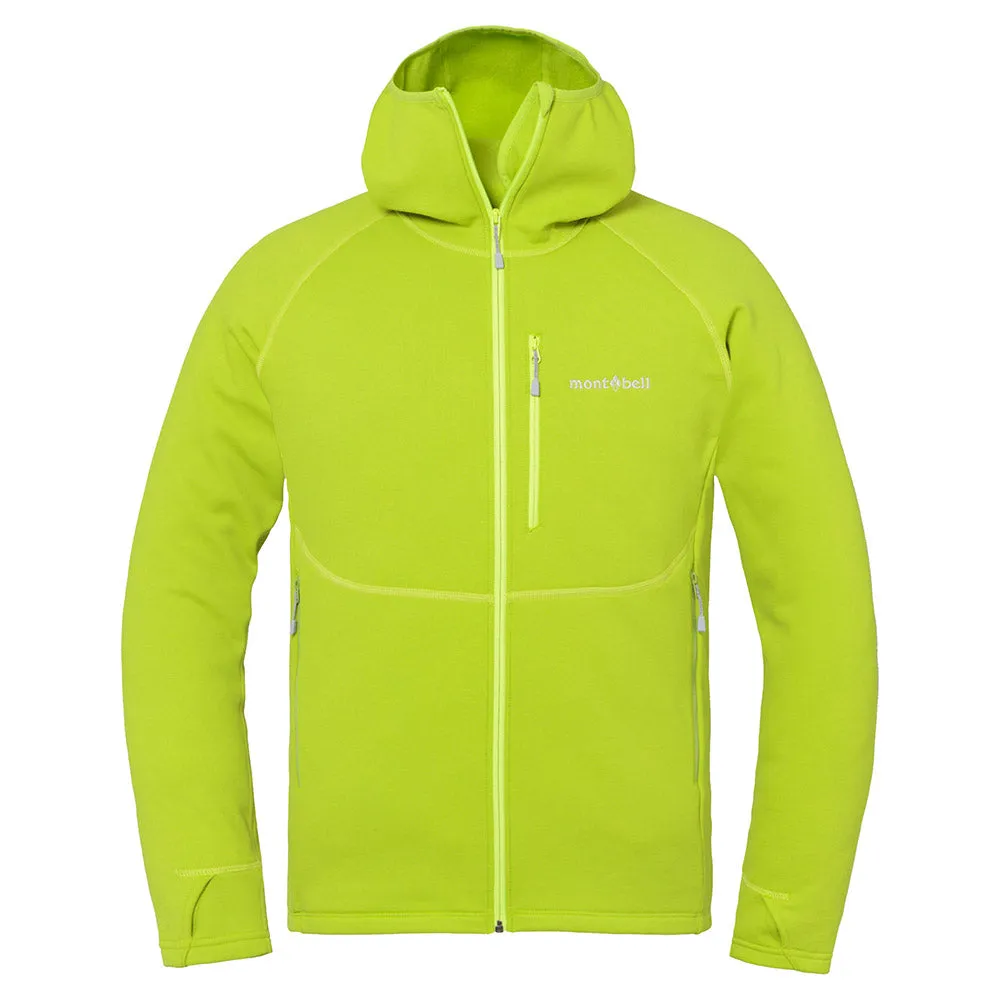 Montbell Jacket Men's Trail Action Hooded Jacket - CLIMAPLUS Black Green