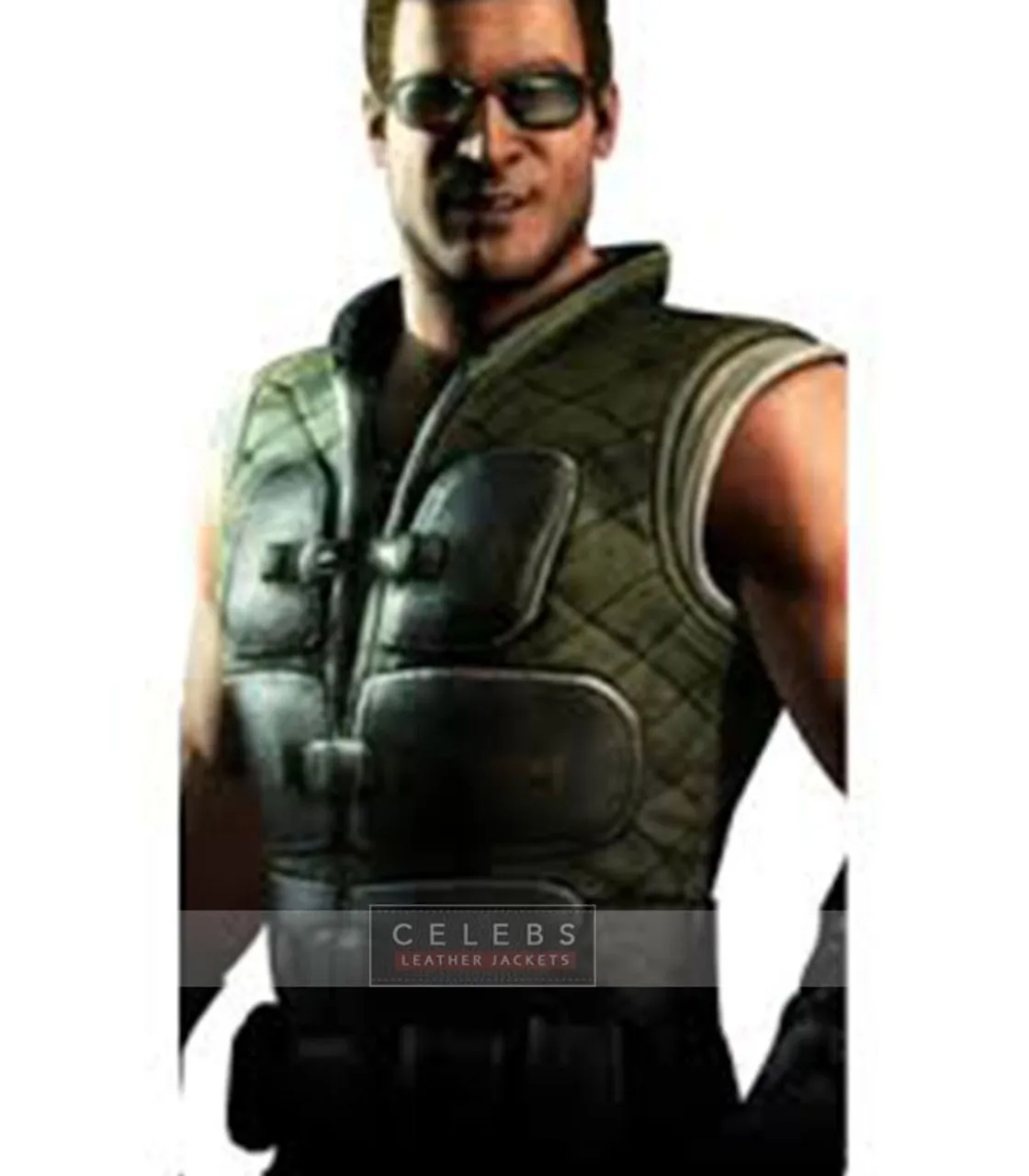 Mortal Kombat X Johnny Cage Quilted Leather Vest