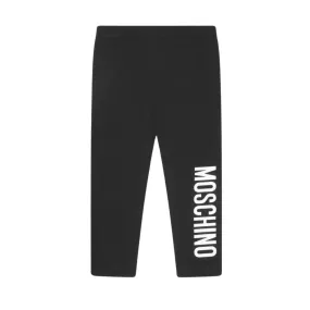 Moschino Leggings Logo Black