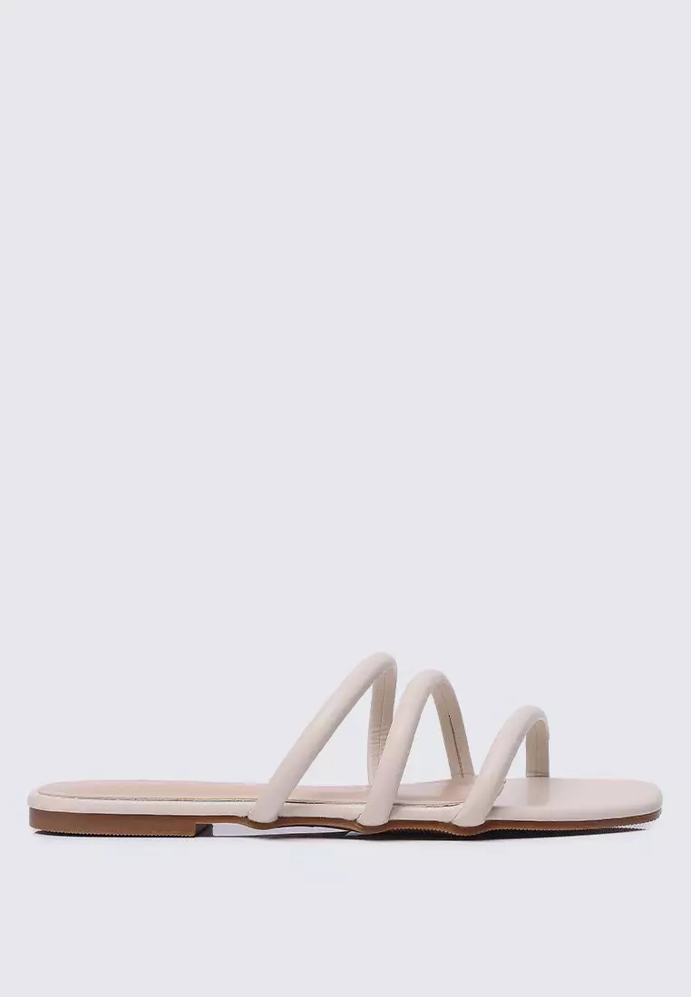 My Ballerine My Ballerine Nevaeh Comfy Sandals In Beige