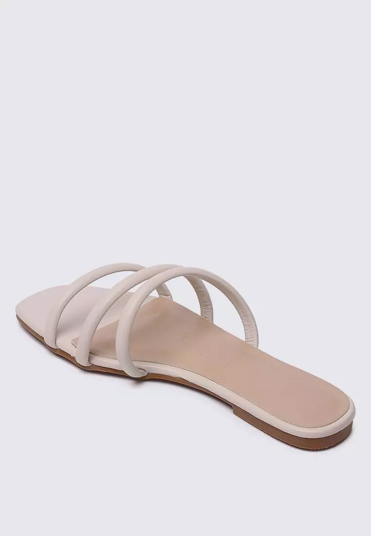 My Ballerine My Ballerine Nevaeh Comfy Sandals In Beige