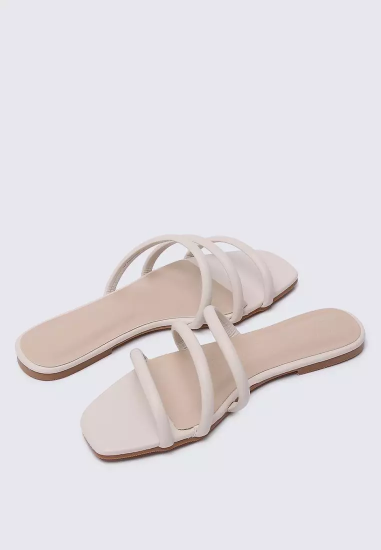 My Ballerine My Ballerine Nevaeh Comfy Sandals In Beige