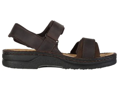 Naot Mens Arthur Sandals - Crazy Horse Leather/Hash Suede