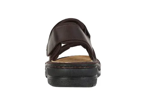 Naot Mens Arthur Sandals - Crazy Horse Leather/Hash Suede