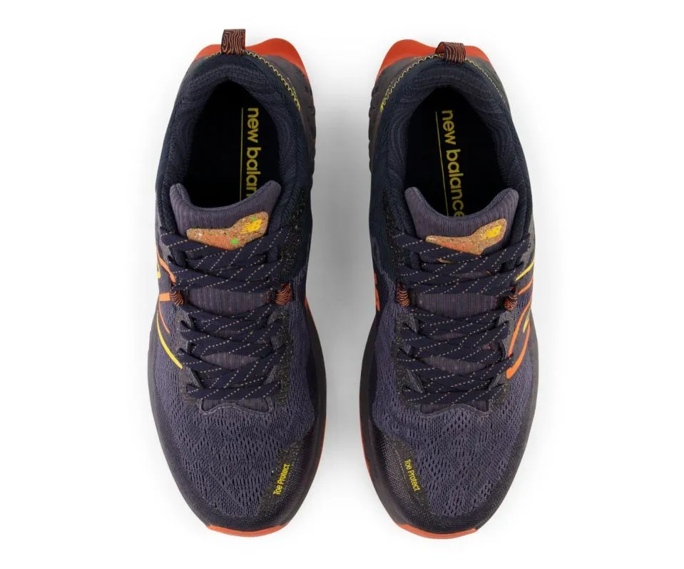 New Balance Hierro v7 Men's Running Shoe - Thunder/Vibrant Orange/Vibrant Apricot/Eclipse