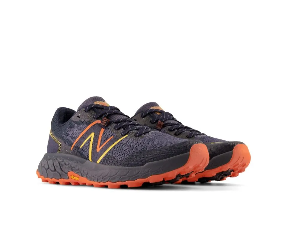 New Balance Hierro v7 Men's Running Shoe - Thunder/Vibrant Orange/Vibrant Apricot/Eclipse