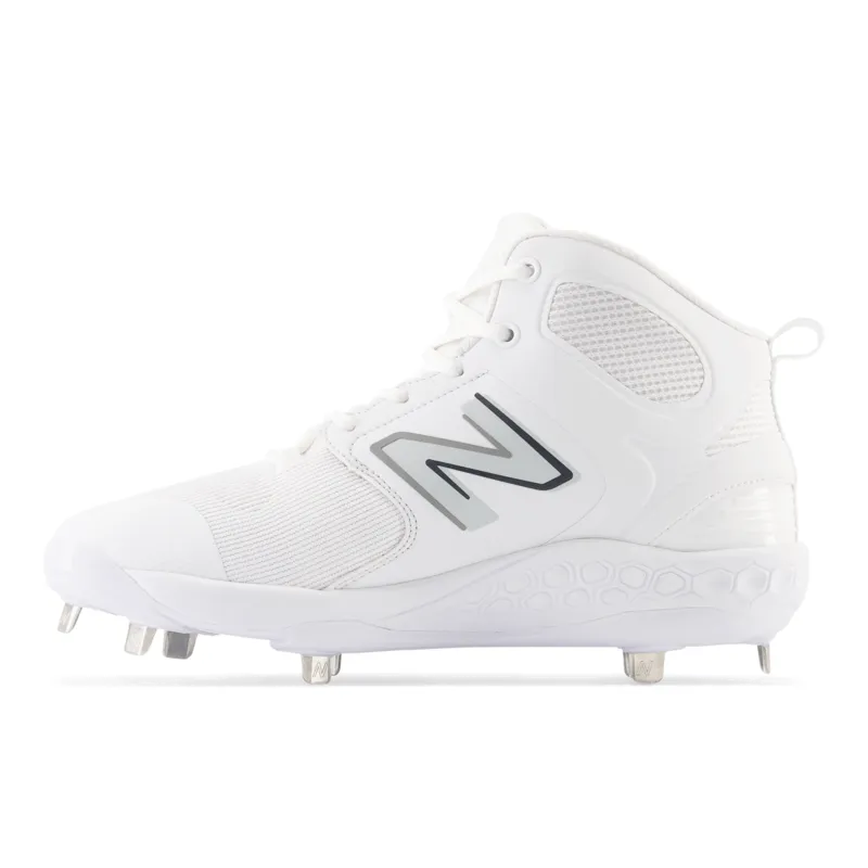 New Balance Men's Fresh Foam X 3000 V6 Mid Metal Baseball Cleat - M3000TW6 (Wide)