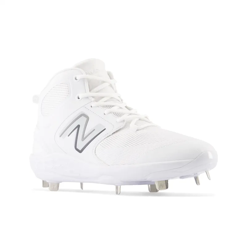 New Balance Men's Fresh Foam X 3000 V6 Mid Metal Baseball Cleat - M3000TW6 (Wide)