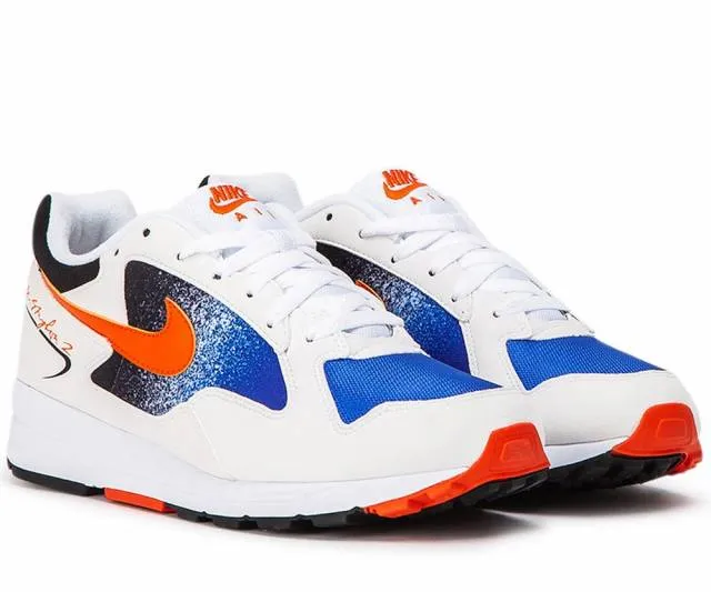 Nike air skylon ii white/t.orange sneakers ao1551-108 us 7.5