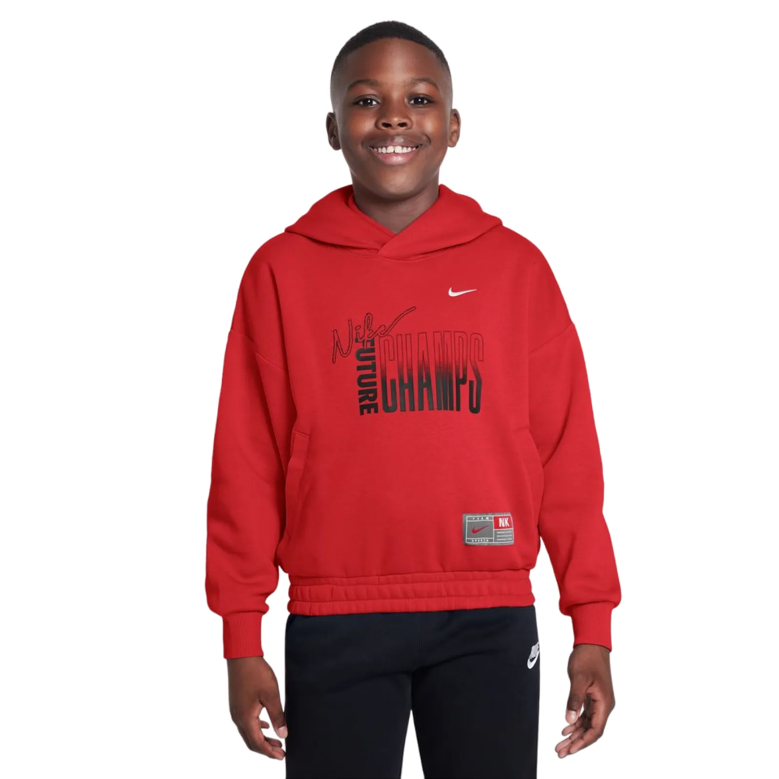 Nike Culture of Basketball Fleece Kids Hoodie ''University Red''