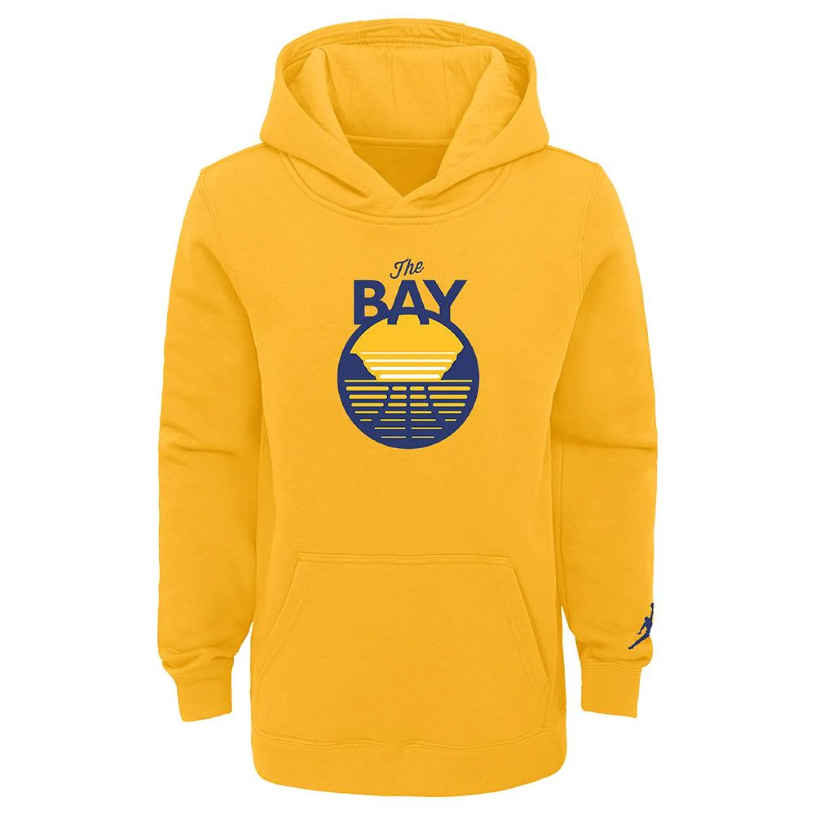 Nike NBA Golden State Warriors The Bay Fleece Kids Hoodie ''Yellow''