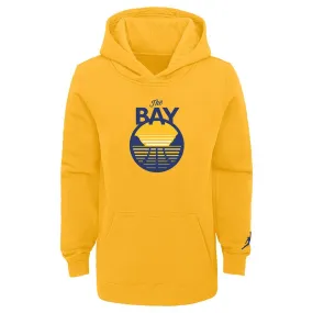 Nike NBA Golden State Warriors The Bay Fleece Kids Hoodie ''Yellow''