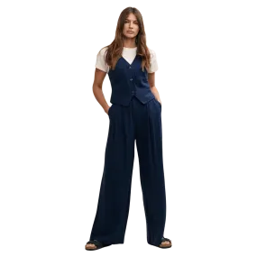 Nobody's Child Mel Linen-Blend Relaxed Tailored Trousers