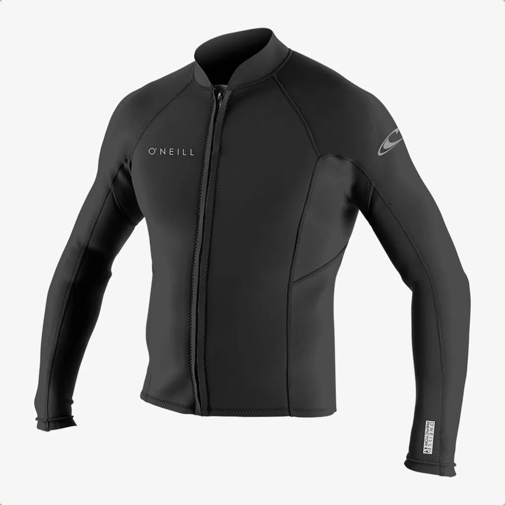 O'Neill Reactor 2 1.5mm Front Zip L/S Jacket Black