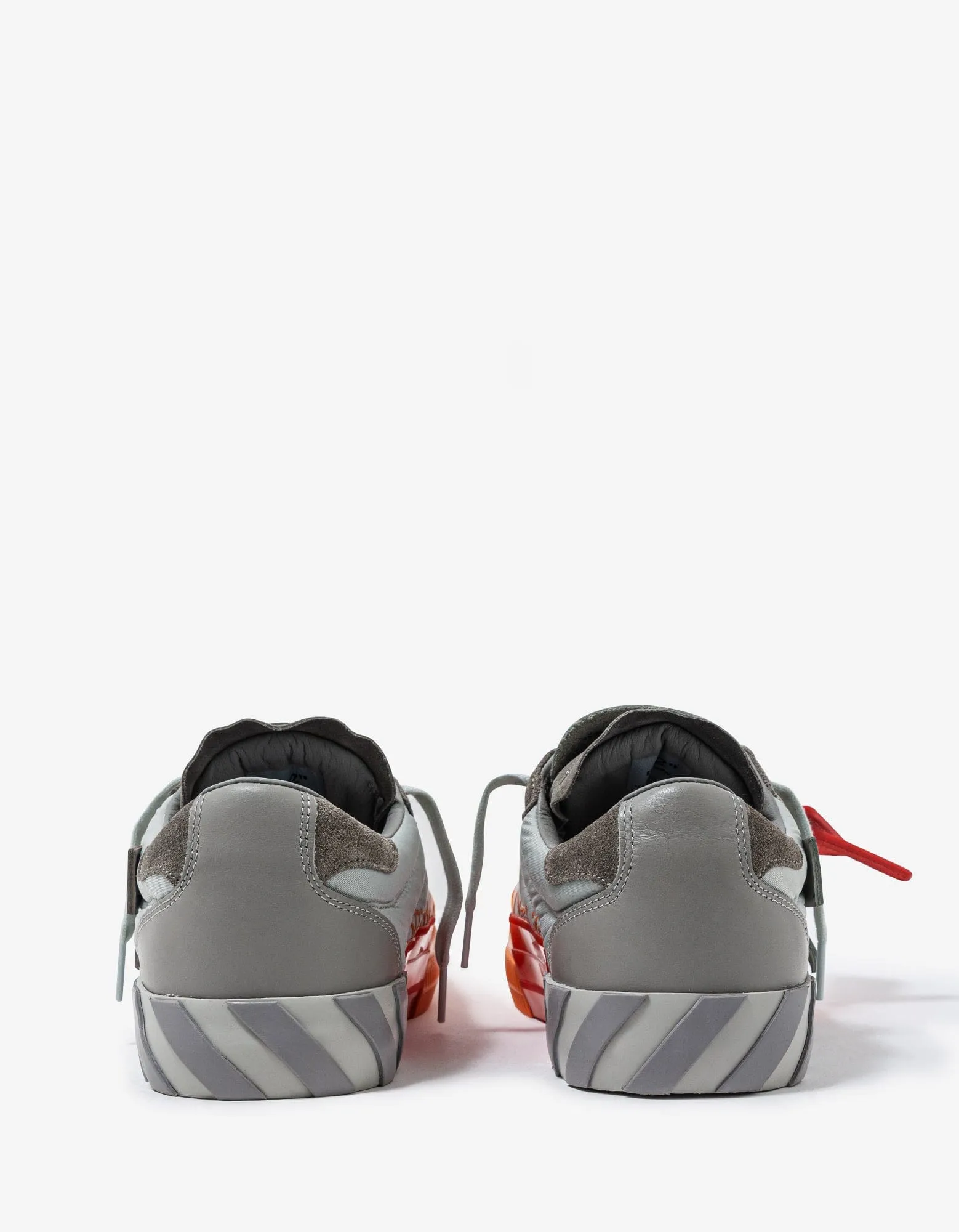 Off-White Floating Arrow Grey & Orange Trainers