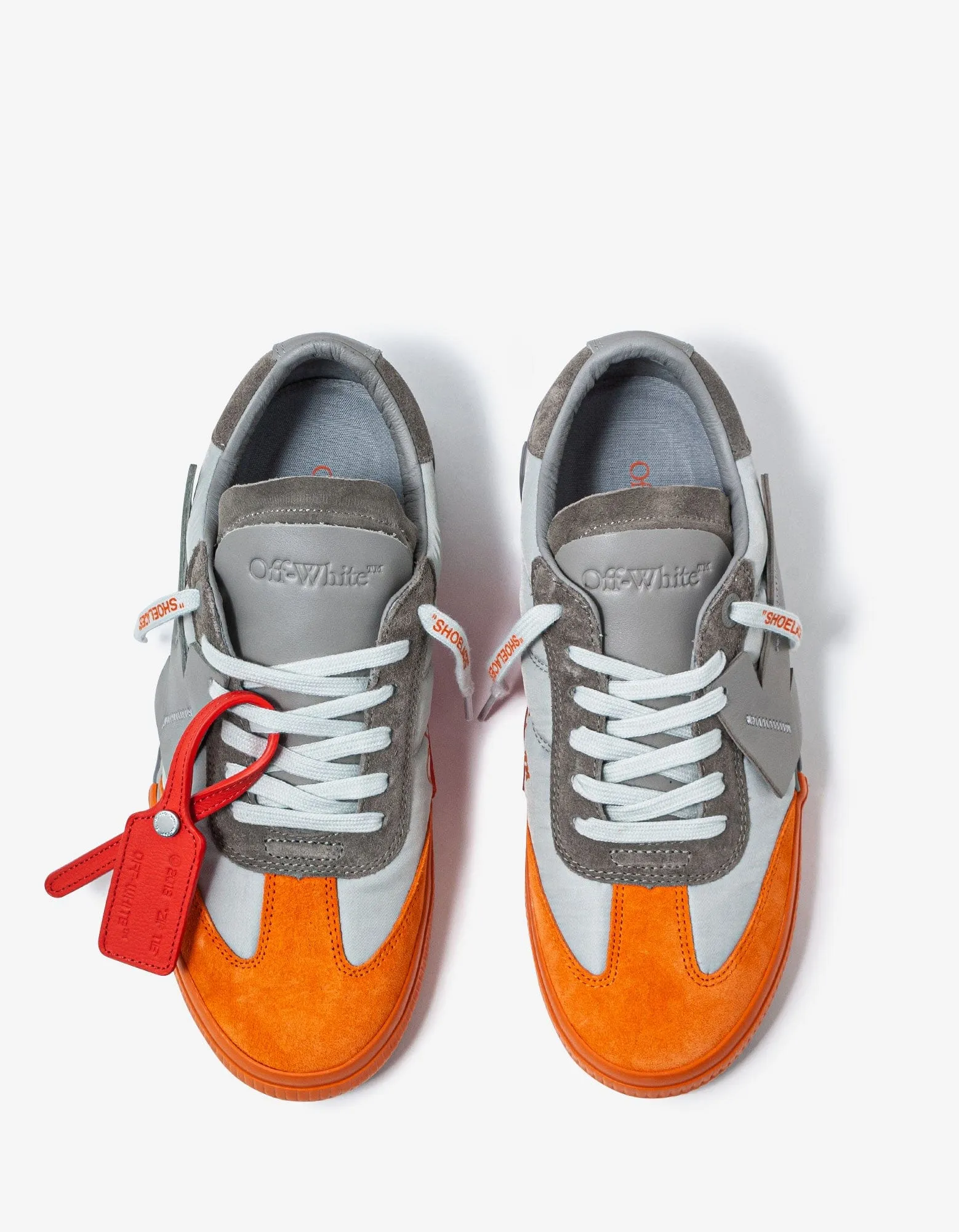 Off-White Floating Arrow Grey & Orange Trainers