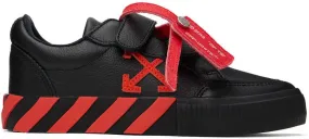 Off-White Kids Black Vulcanized Sneakers