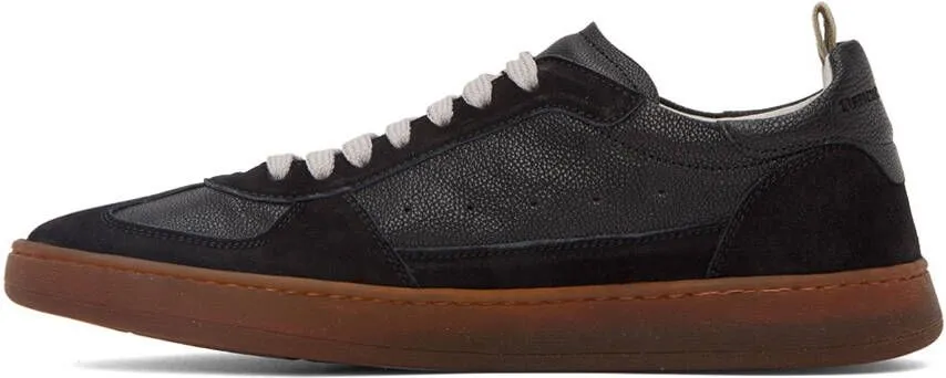 Officine Creative Black Kadett 001 Sneakers