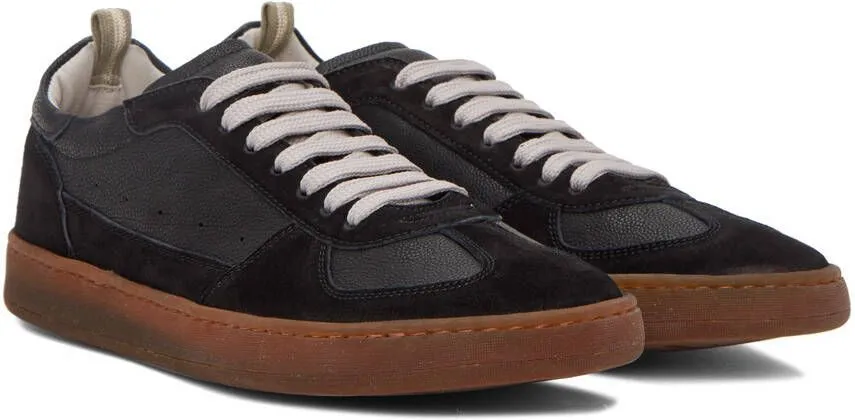 Officine Creative Black Kadett 001 Sneakers