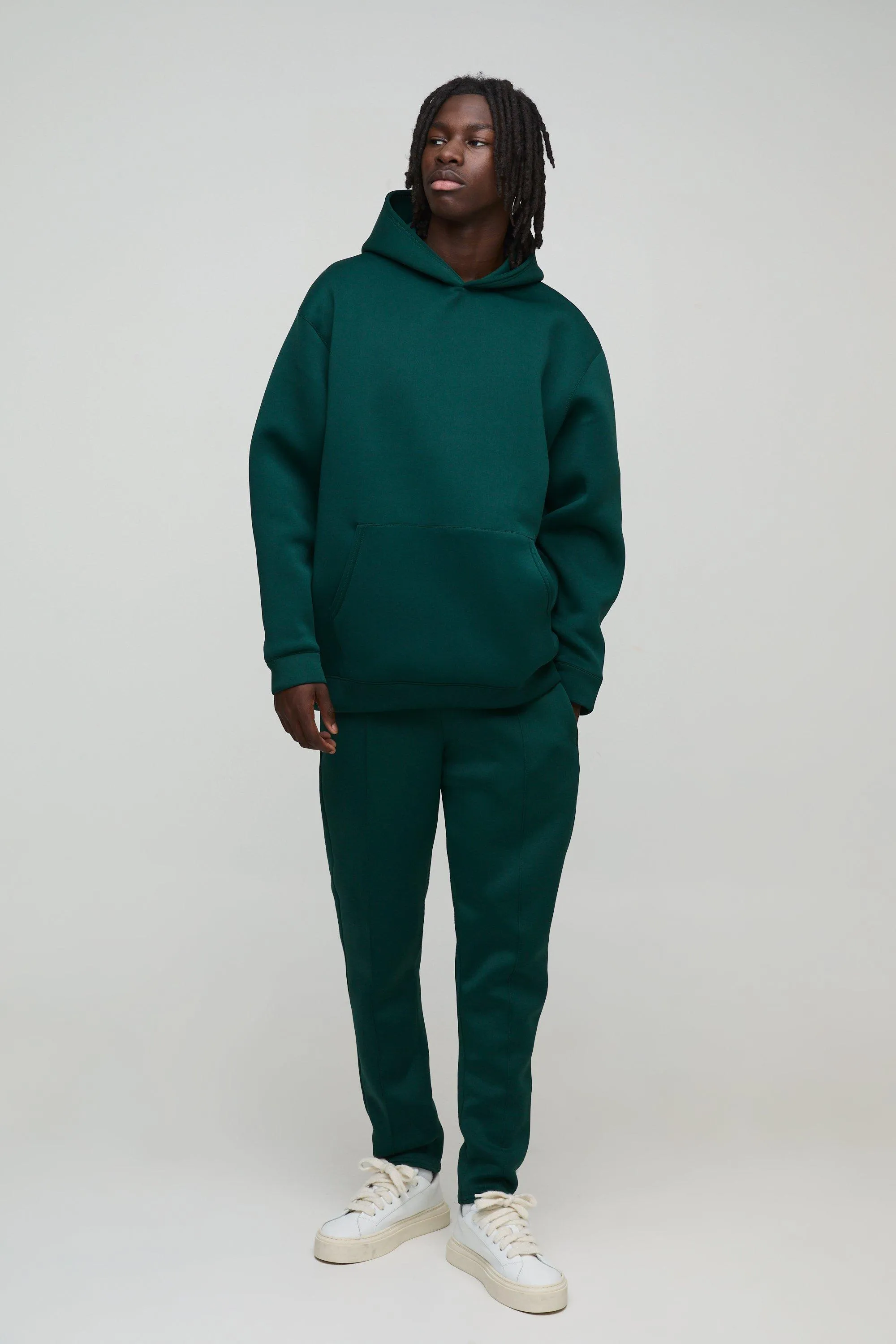 Oversized Bonded Scuba Hooded Tracksuit