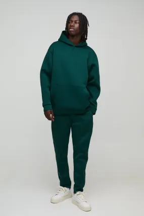 Oversized Bonded Scuba Hooded Tracksuit