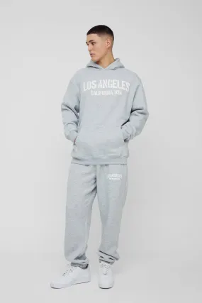 Oversized Los Angeles Hooded Tracksuit