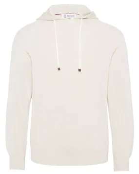 Panama Cotton Hooded Sweater