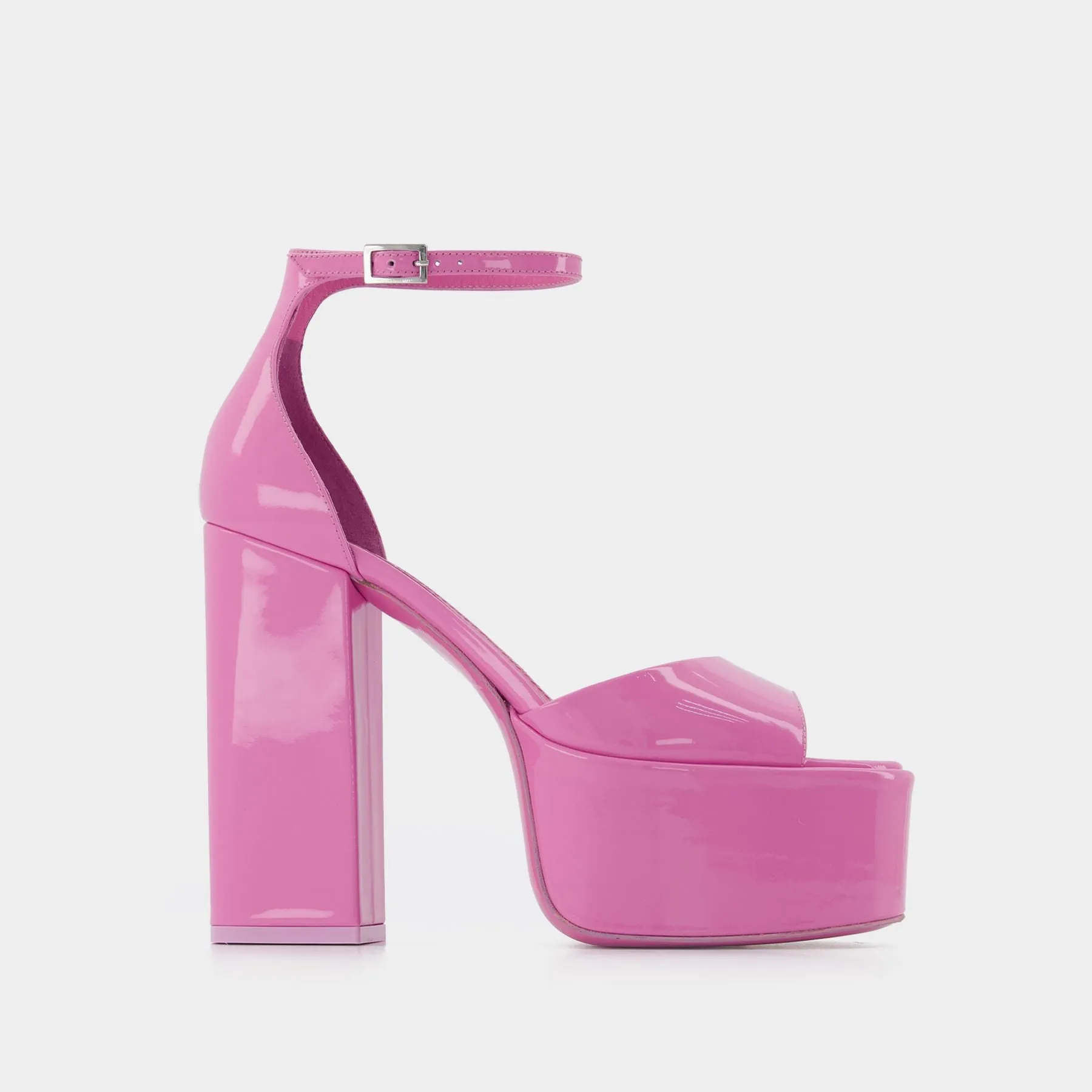 Paris Texas  Tatiana Platform Sandals - Paris Texas - Flamingo - Leather