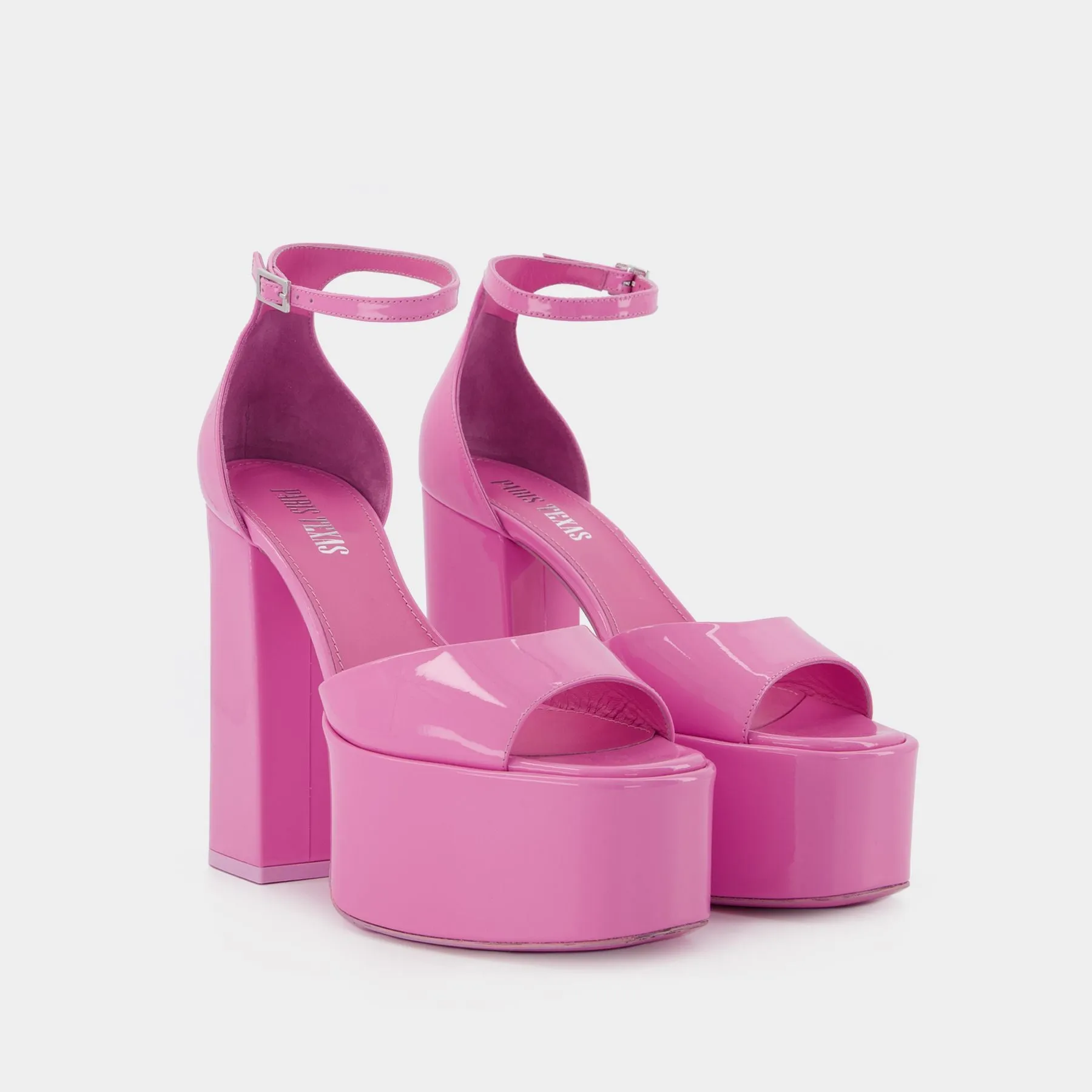 Paris Texas  Tatiana Platform Sandals - Paris Texas - Flamingo - Leather