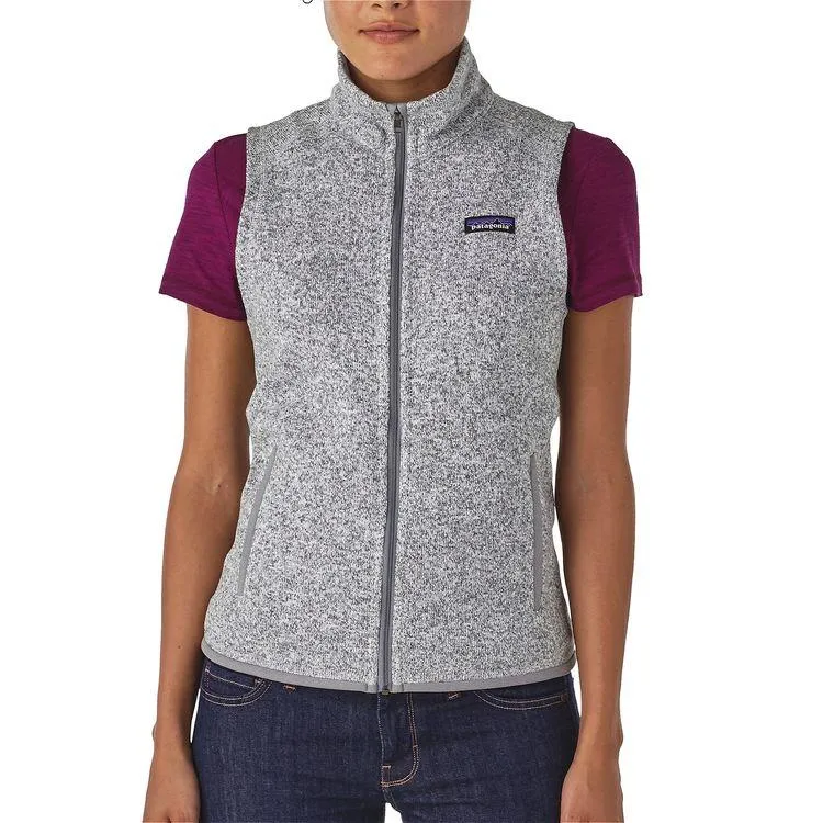 Patagonia Women's Better Sweater Fleece Vest 25887 Birch White