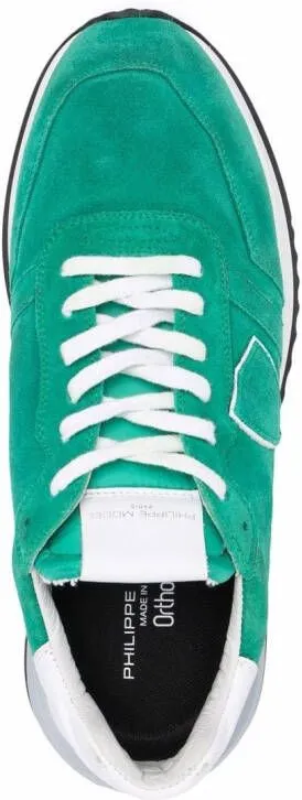 Philippe Model Paris Tropez 2.1 washed suede sneakers Green