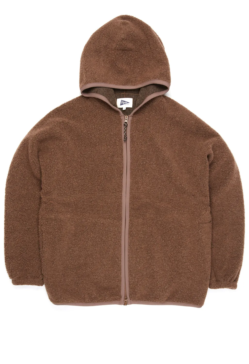 Pilgrim Surf & Supply Men's Leo Wool Boa Zip Hoodie