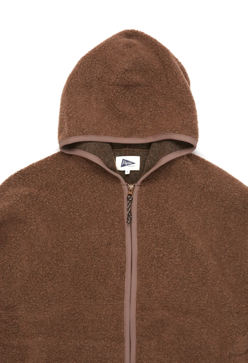 Pilgrim Surf & Supply Men's Leo Wool Boa Zip Hoodie