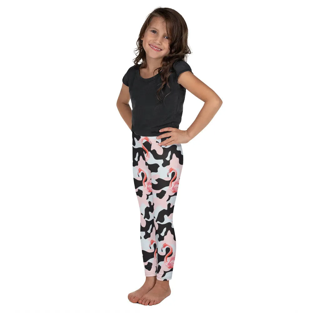 Pink Flamingo Camo Kid's Leggings