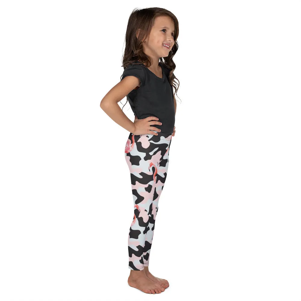 Pink Flamingo Camo Kid's Leggings