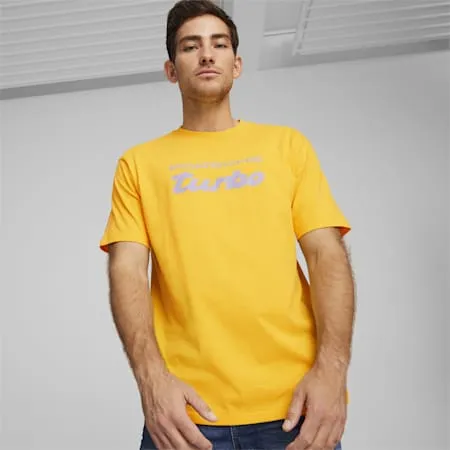 Porsche Legacy ESS Men's Motorsport Tee | Sport Yellow | PUMA Porsche Legacy | PUMA 