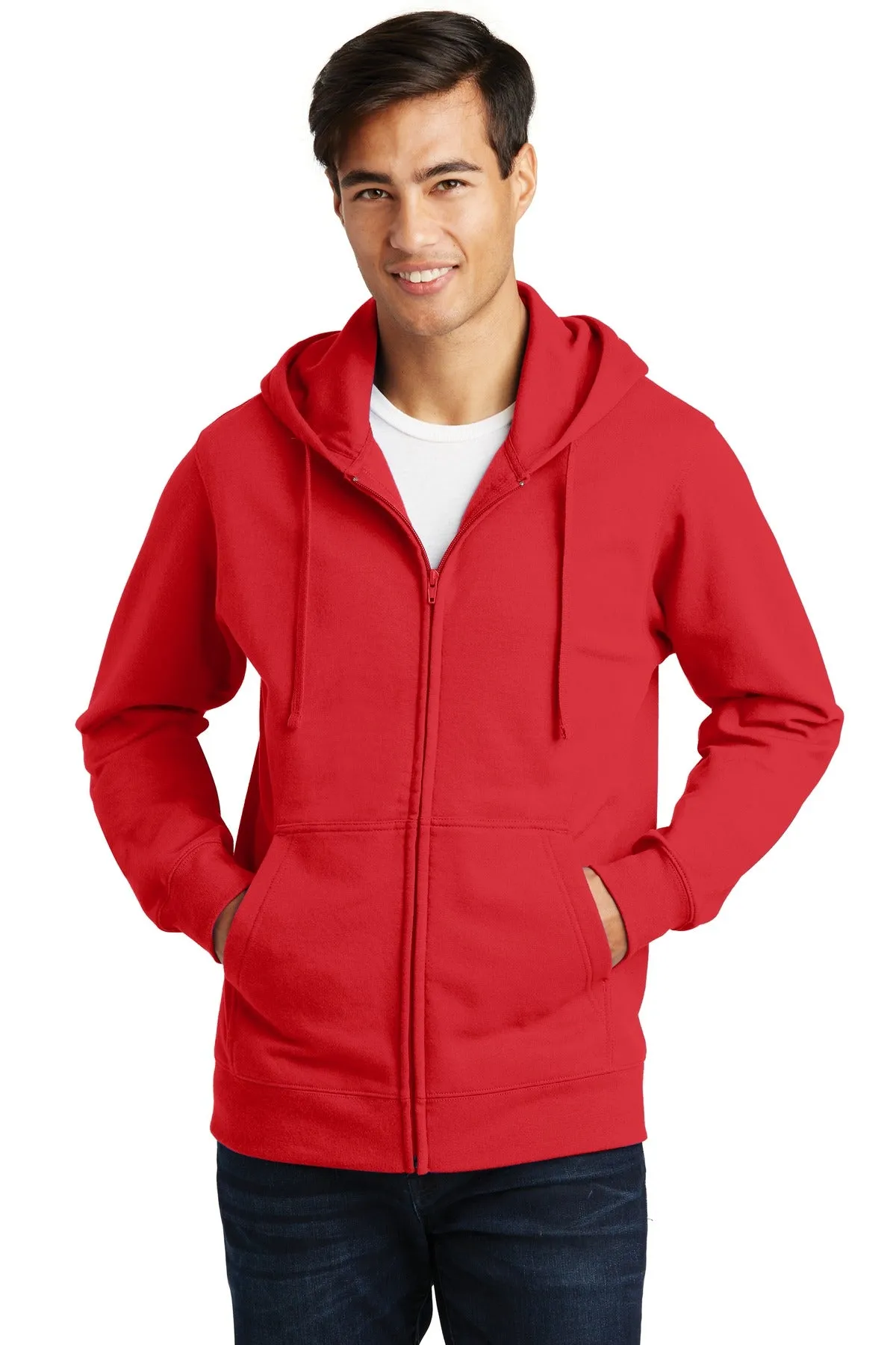 Port & Company - Men's Fan Favorite Fleece Full-Zip Hooded Sweatshirt