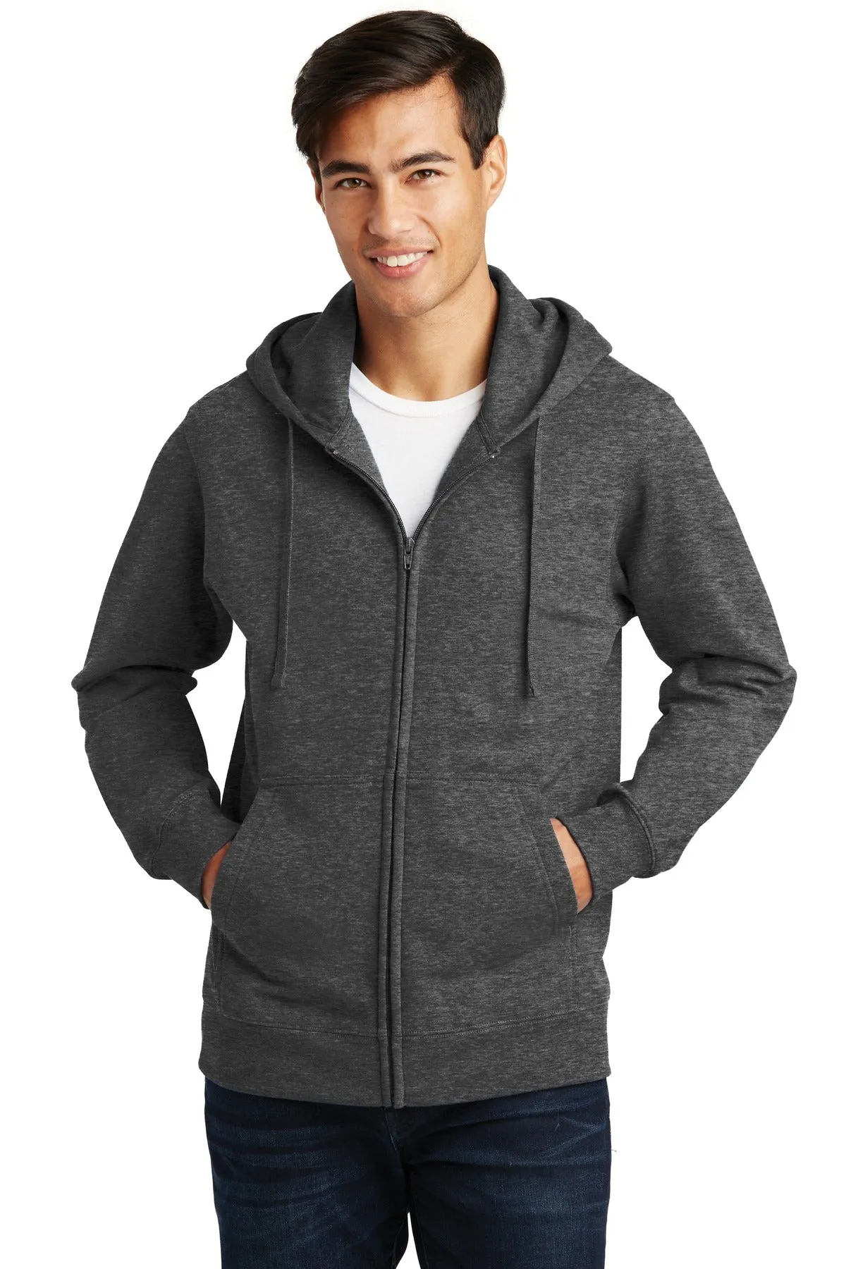 Port & Company - Men's Fan Favorite Fleece Full-Zip Hooded Sweatshirt