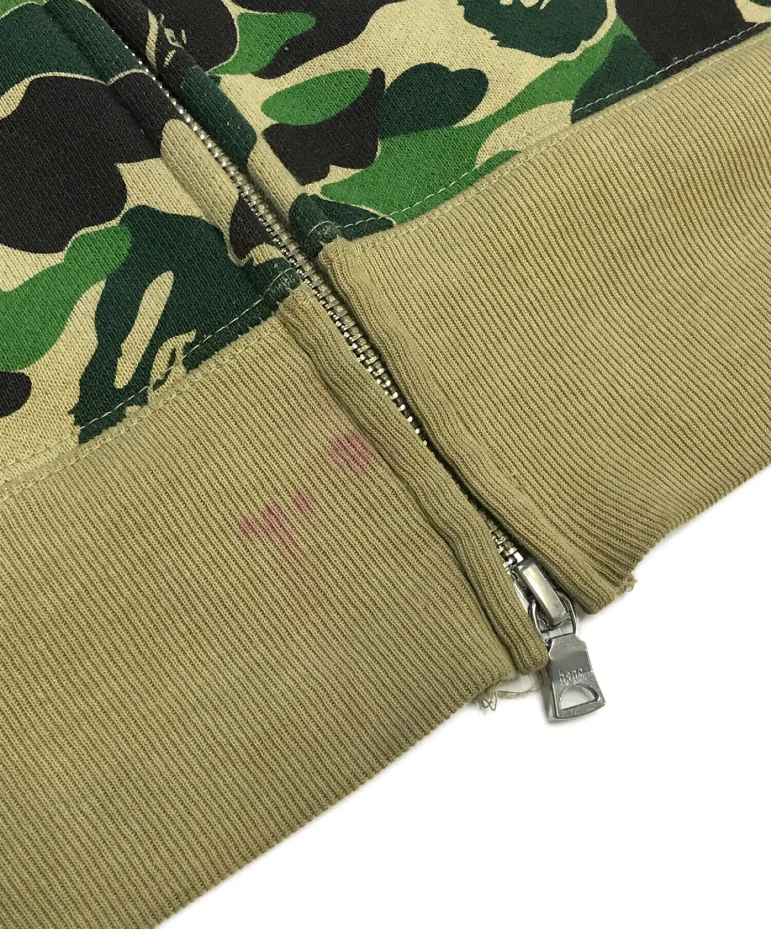 [Pre-owned] A BATHING APE ABC CAMO TIGER FULL ZIP HOODIE 001zpg301013x