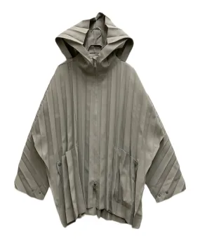 [Pre-owned] HOMME PLISSE ISSEY MIYAKE Hooded pleated jacket HP21FA311