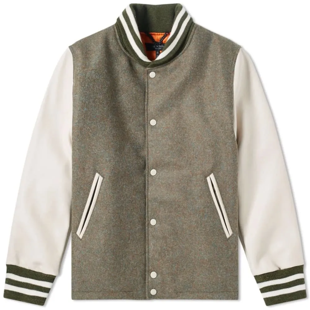 Rag & Bone x Golden Bear Varsity JacketHunter Green