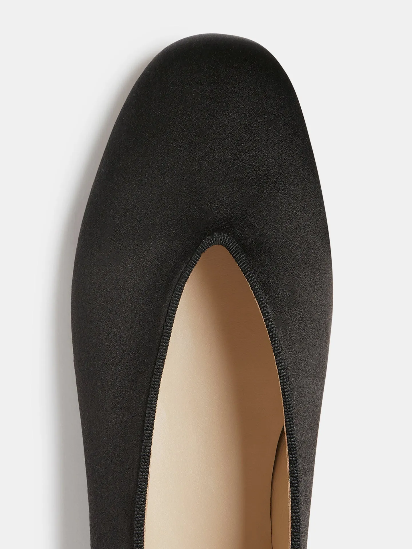 Regency Slipper /  Black Satin