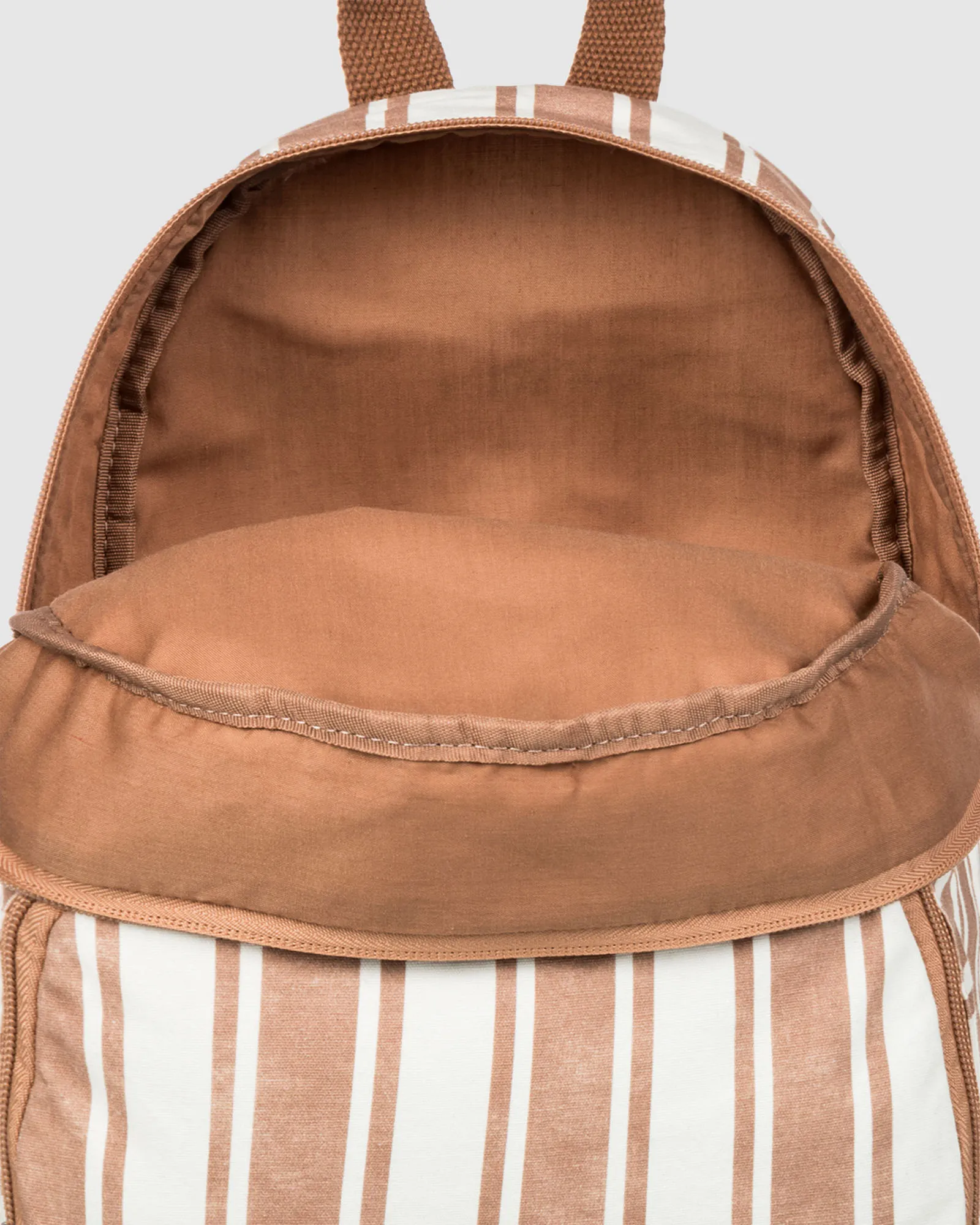 Roxy Always Core Canvas Extra Small Backpack - Camel Sandy Stripe | SurfStitch