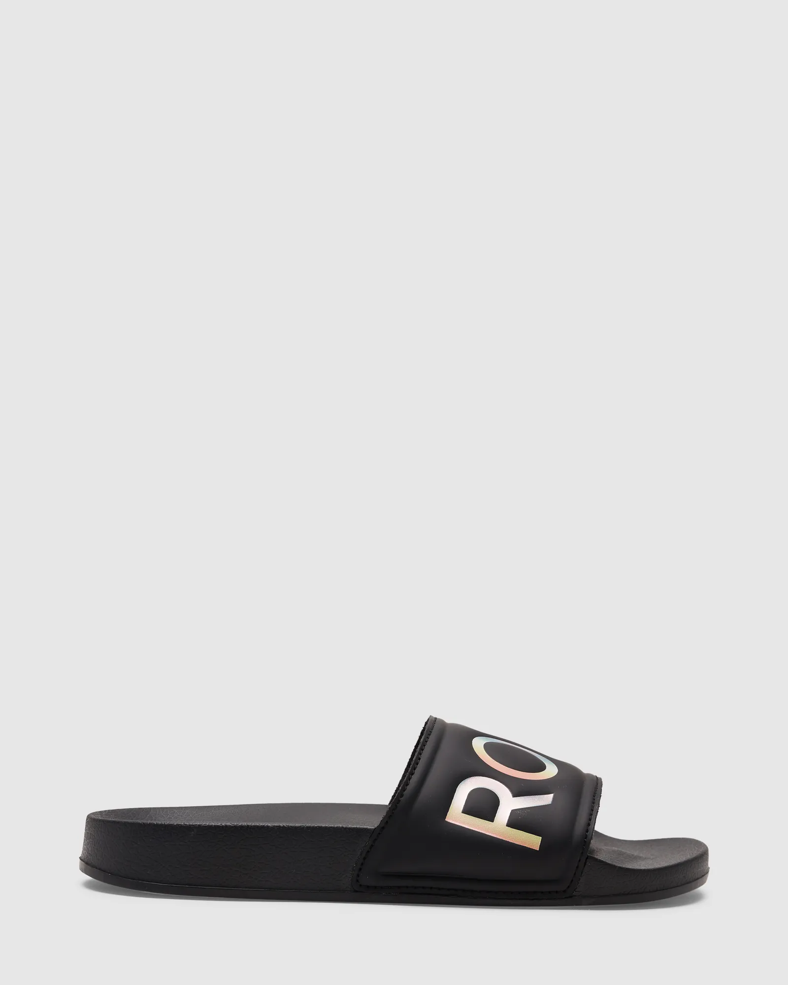 Roxy Womens Slippy Slider Sandals - Black Geo | SurfStitch